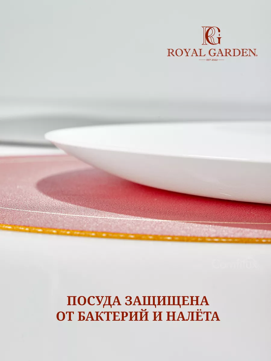 Набор тарелок Round, 25 см, 6 шт Royal Garden 100021973 купить за 1 042 ₽ в  интернет-магазине Wildberries