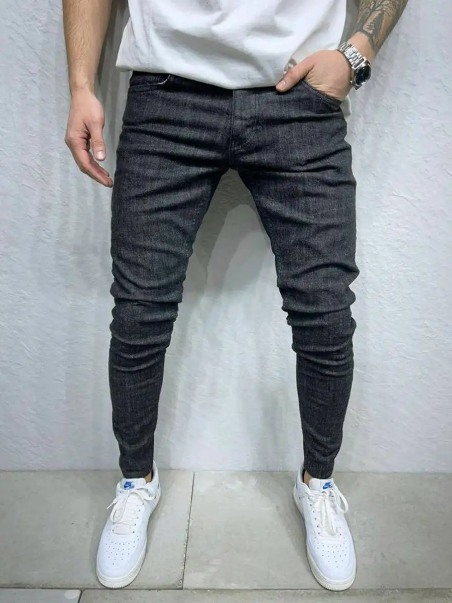 Jean noir fashion homme best sale