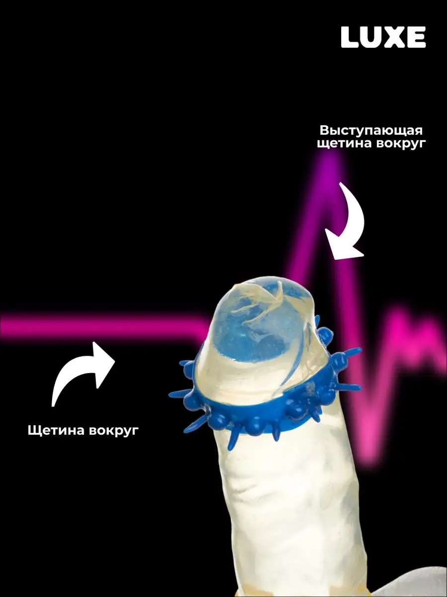 Презервативы с усиками ребристые с пупырышками LUXE 100100890 купить в  интернет-магазине Wildberries