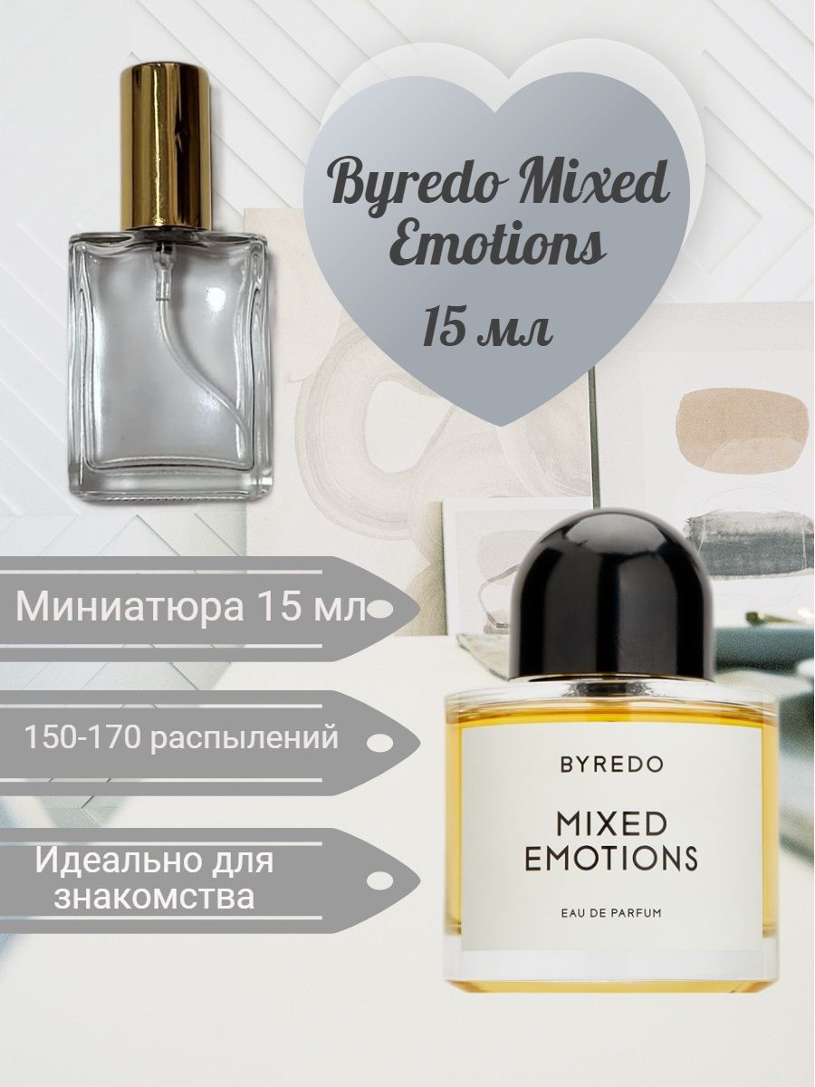 Byredo mixed emotions отзывы. Byredo Mixed emotions.