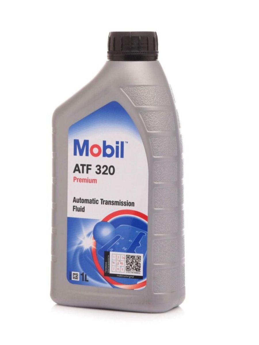 Atf far. Mobil ATF 320. Mobil ATF 320 Premium. Mobil ATF 320 цвет. Жидкость в ГУР Даф 106 АТФ мобил.