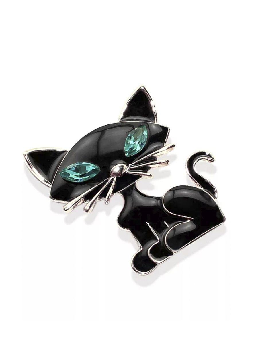 Магические брошки чёрный кот