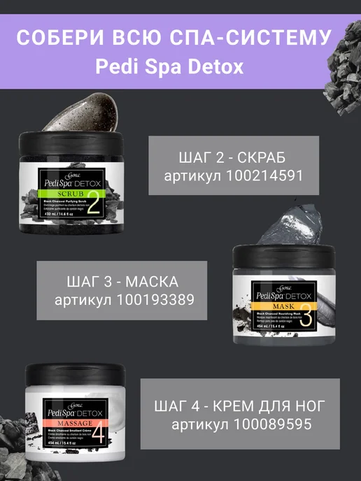 GENA Размягчитель для педикюра для ванночек (1 шаг SPA), вариант, фото 5