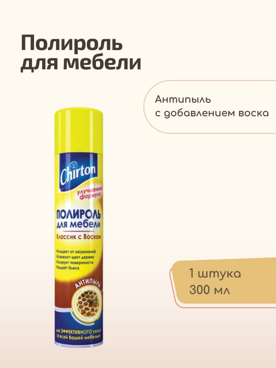 Полировка для мебели Антипыль