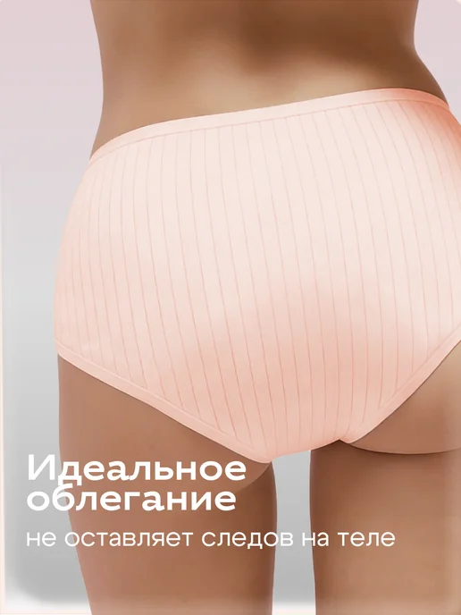 Shedeux Набор хлопковых трусов 5 штук слипы, голубой, фото 8