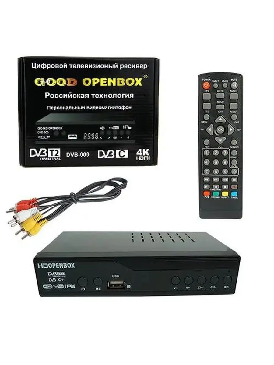 ТВ-приемник Good Openbox DVB-009, DVB-C RU-shop 100356374 купить за 720 ₽ в  интернет-магазине Wildberries