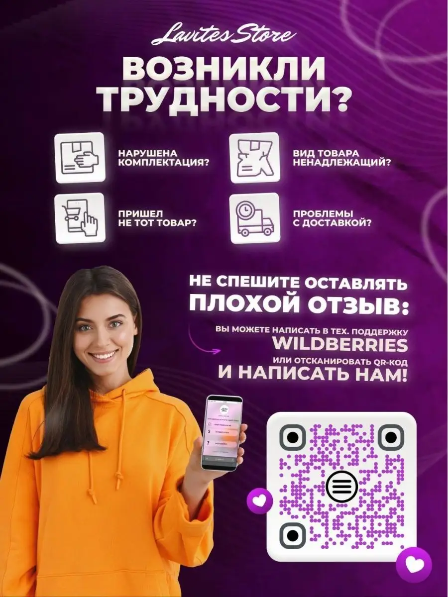 Фен для волос с ионизацией, с насадками Werlion 100358510 купить в  интернет-магазине Wildberries