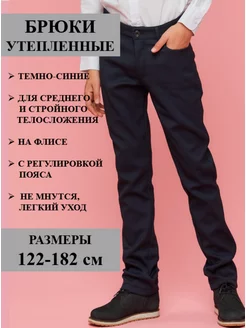 Брюки школьные утепленные на флисе JK STYLE 100359889 купить за 1 916 ₽ в интернет-магазине Wildberries