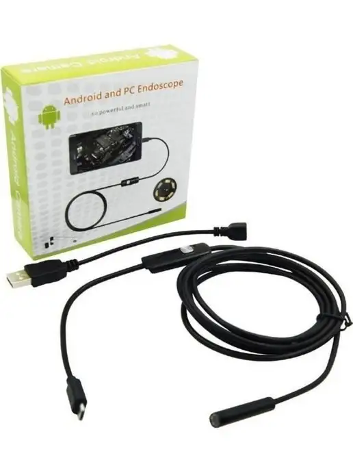 Endoscope Видеондоскоп 2 метра для смартфона автомобиля сантехники, 2 м, фото 6
