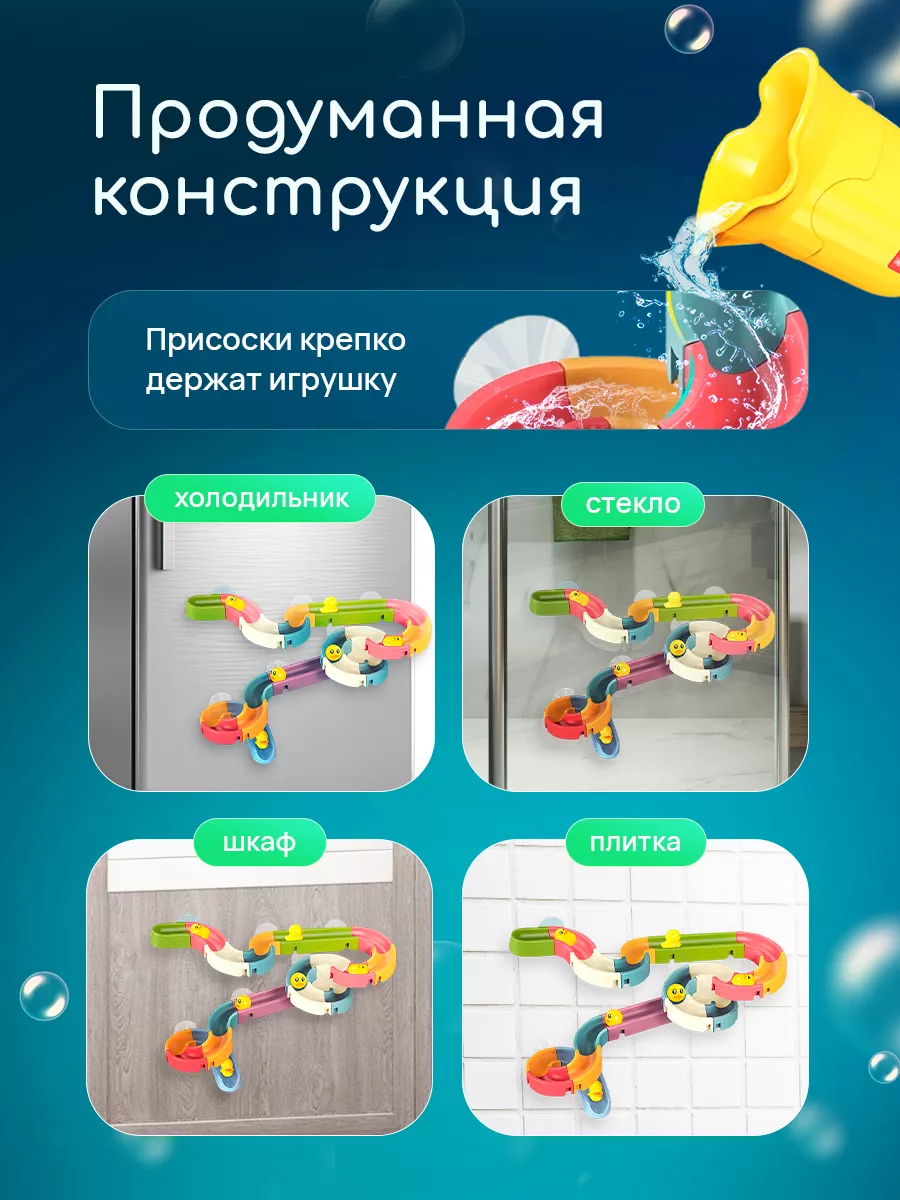 Игрушки для ванной на присосках Cudler 100463431 купить за 950 ₽ в  интернет-магазине Wildberries