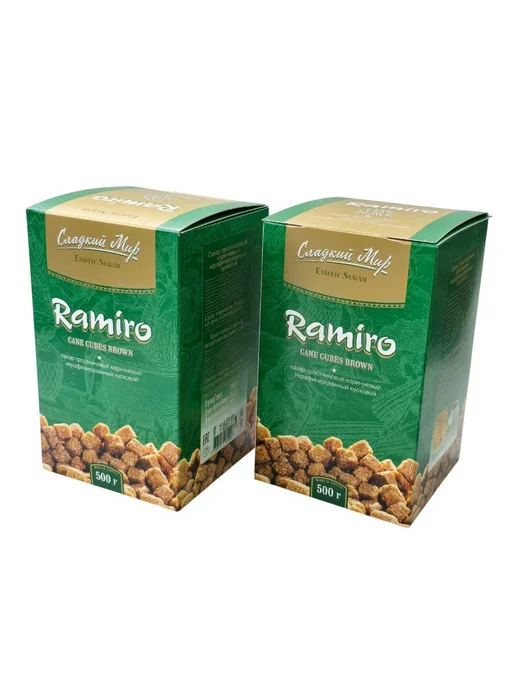 Ramiro Сахар тростниковый куск коричн. 2шт*500г, 2 шт, 500 г, фото 7