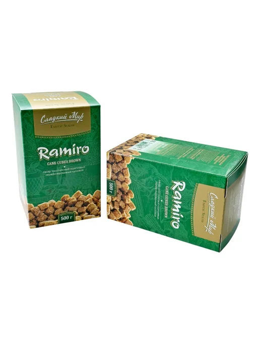 Ramiro Сахар тростниковый куск коричн. 2шт*500г, 2 шт, 500 г, фото 8