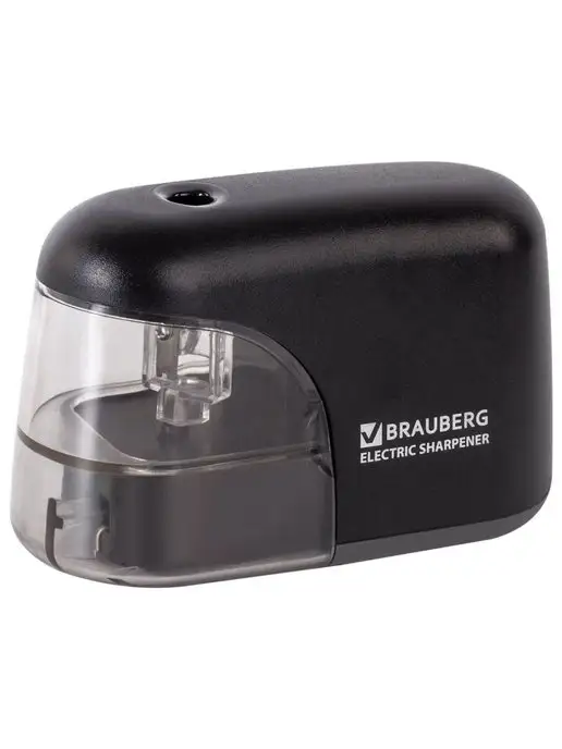 Brauberg Точилка электрическая, черный