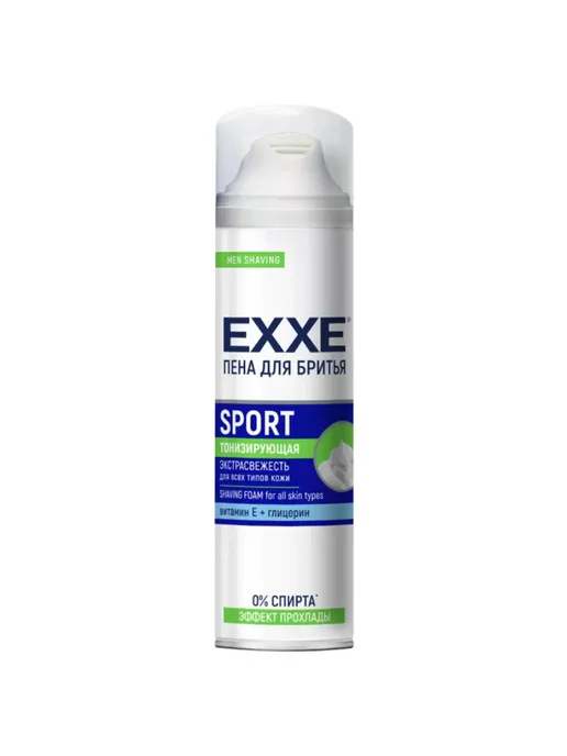 EXXE Пена для бритья SPORT 200мл, 2шт, 200 мл, 2 шт, фото 4