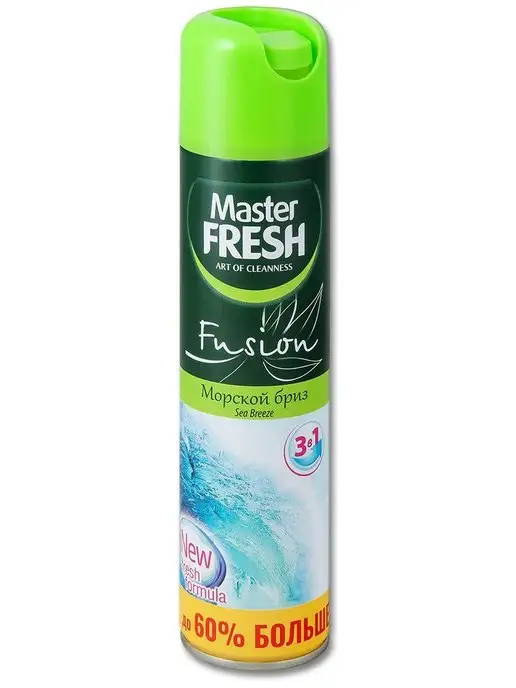 MASTER FRESH Освежитель воздуха Fusion Морской бриз, 2шт по 300 мл, 2 шт, 300 мл, фото 2