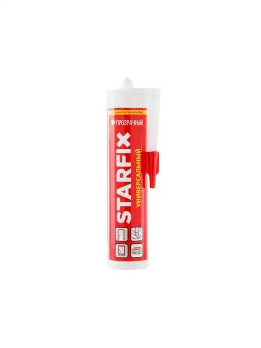 STARFIX Герметик силиконовый Universal Silicone бесцветный 300 мл, 300 мл, фото 7