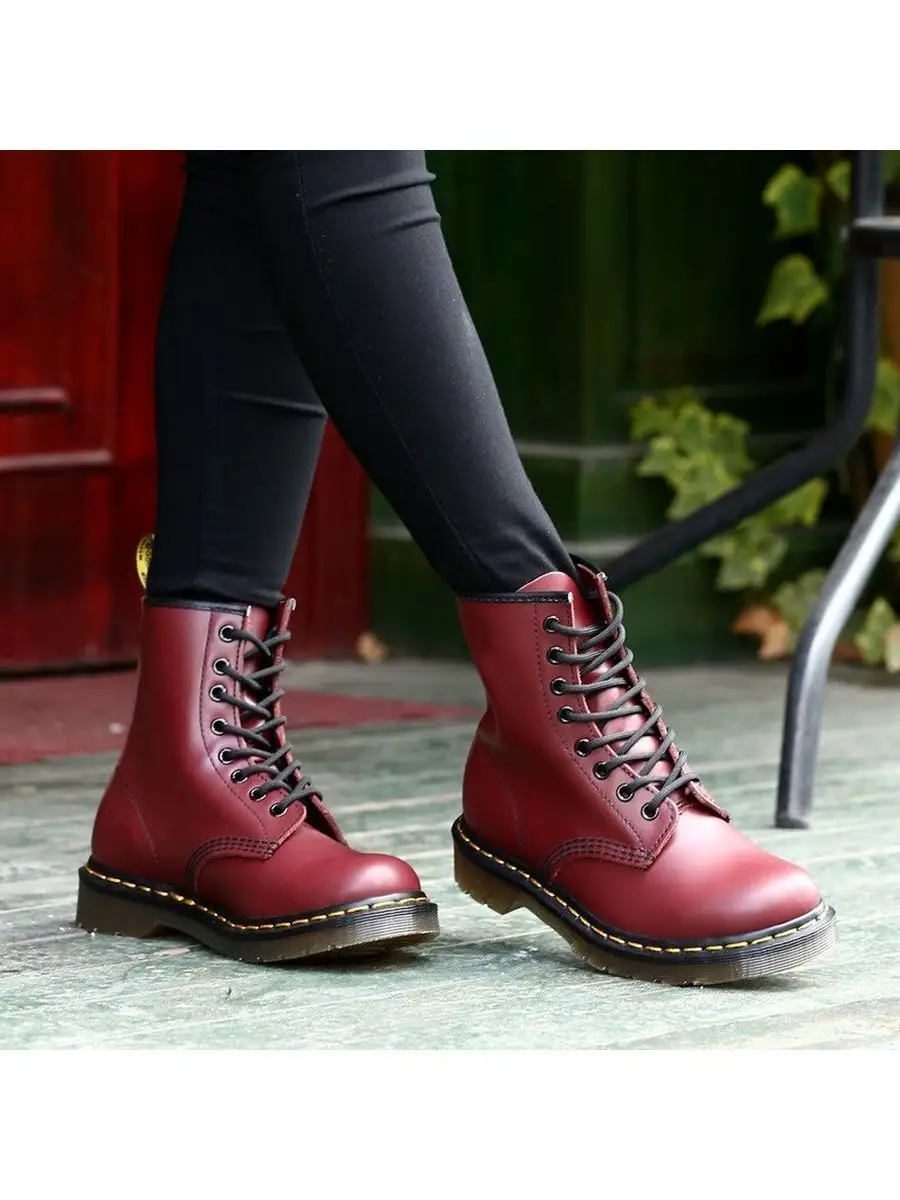 DR. Martens 1460 Classic Cherry Red Dr.Martens 100668866 Wildberries