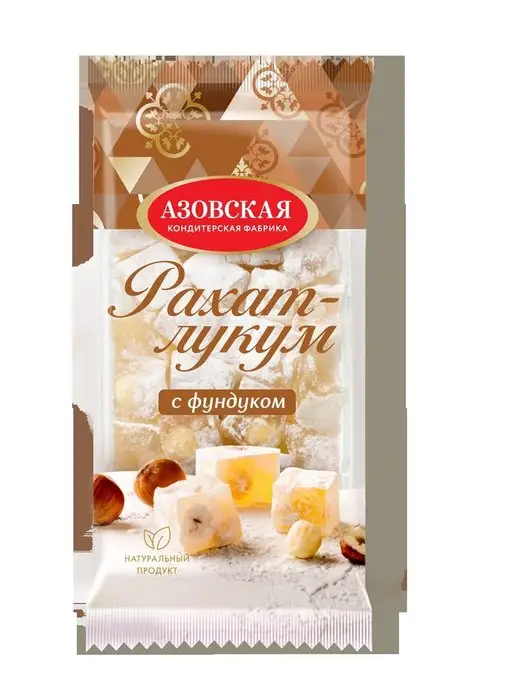 Мед и Конфитюр Рахат лукум с Фундуком 300 гр, 300 г