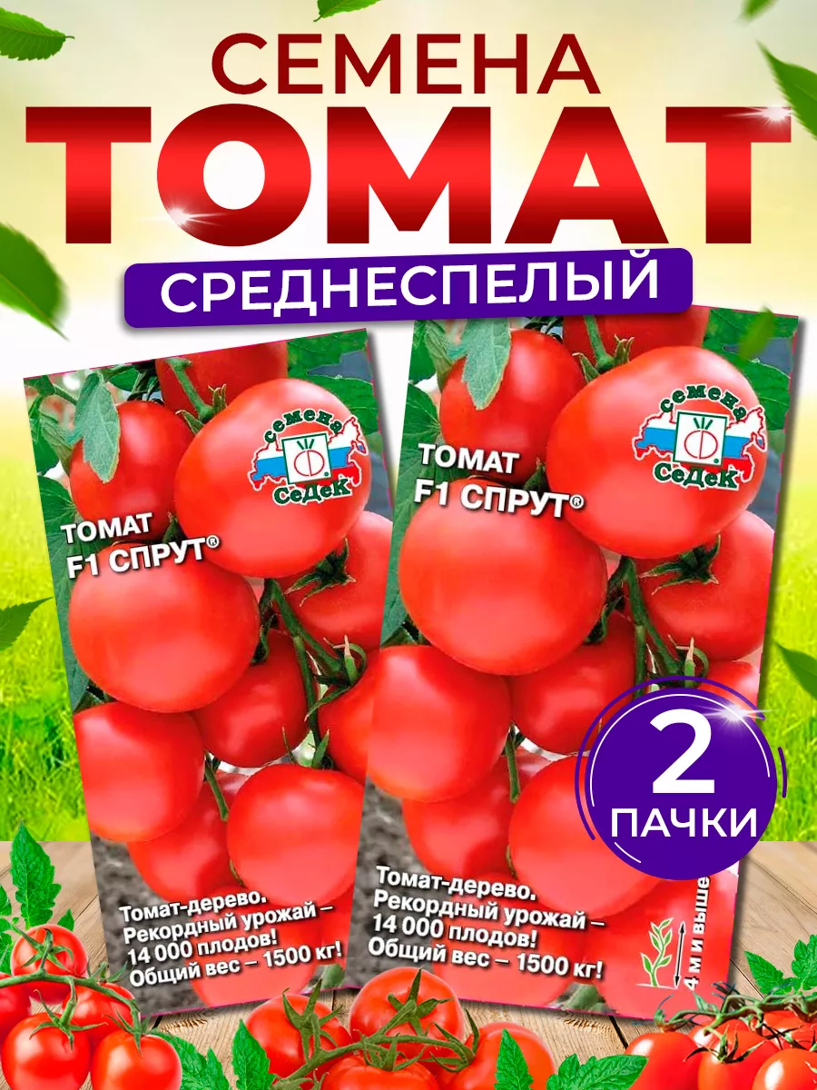 Семена томатов Спрут СеДек 100738052 купить за 246 ₽ в интернет-магазине  Wildberries