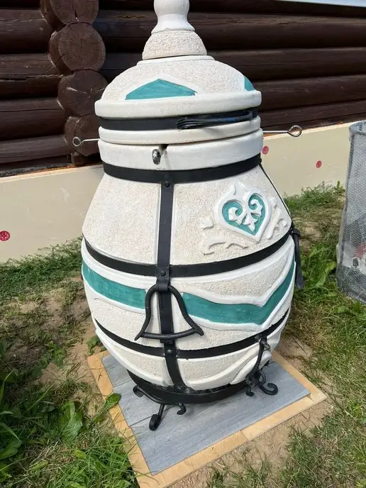 NA-KOSTRE.RU Подставка под тандыр Дастархан D50 см, черный, фото 6