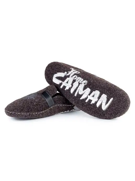 CAIMAN.K Тапочки домашние войлочные, коричневый, фото 2