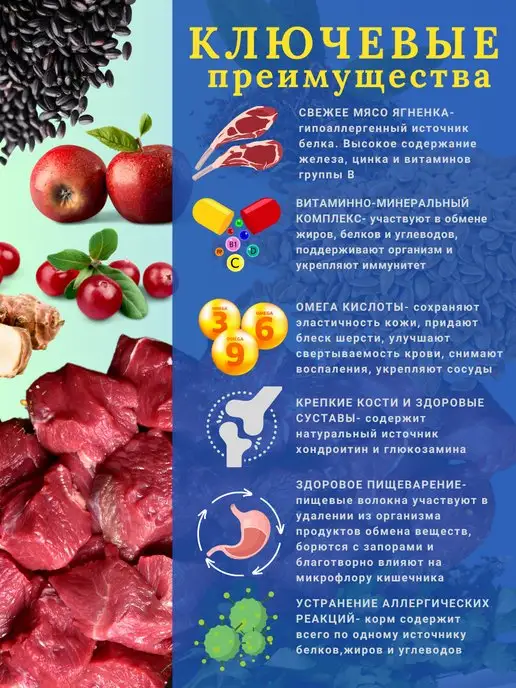 Сухой корм acari ciar Гранула для собак, гипоаллергенный, мелкие, 12,1 кг, фото 2