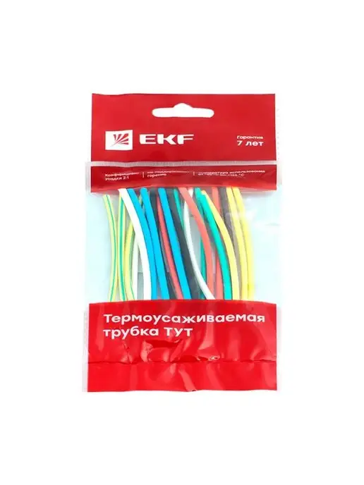 EKF Термоусадка для проводов набор 2 1 нг 30шт, 21 шт, фото 5