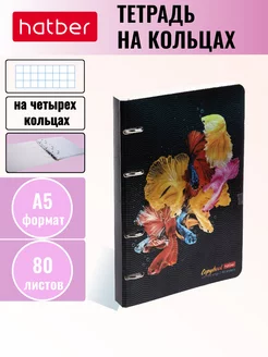 Тетрадь на кольцах 80 листов Слим-картон Hatber 72055106 купить за 264 ₽ в интернет-магазине Wildberries