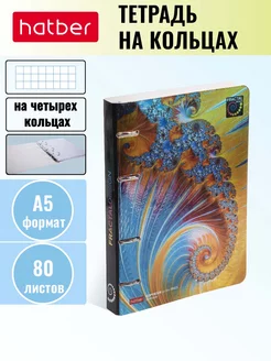 Тетрадь на кольцах 80 листов Слим-картон Hatber 72055108 купить за 264 ₽ в интернет-магазине Wildberries