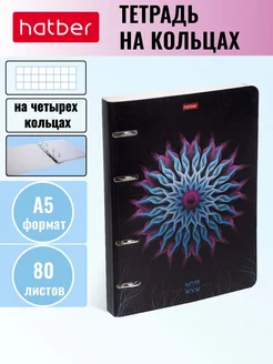 Тетрадь на кольцах 80 листов Слим-картон Hatber 72055109 купить за 267 ₽ в интернет-магазине Wildberries