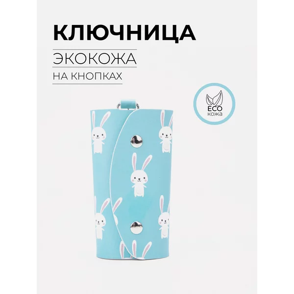 Ключница на кнопке карманная