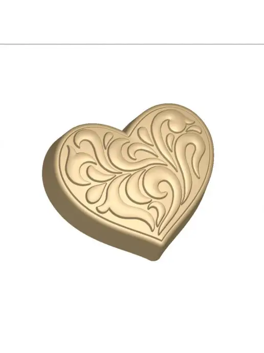 AnyMolds Сердце декоративное форма для мыла, белый, фото 3