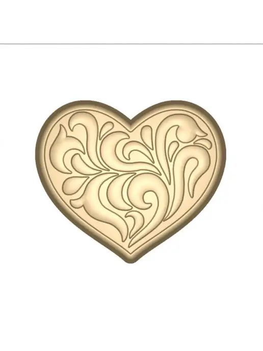 AnyMolds Сердце декоративное форма для мыла, белый, фото 4
