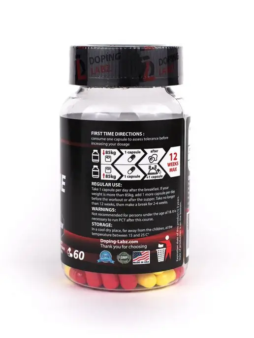 Doping Labz Радинекст Radanex 10мг, 60 капсул, рост мышц, вариант, фото 3