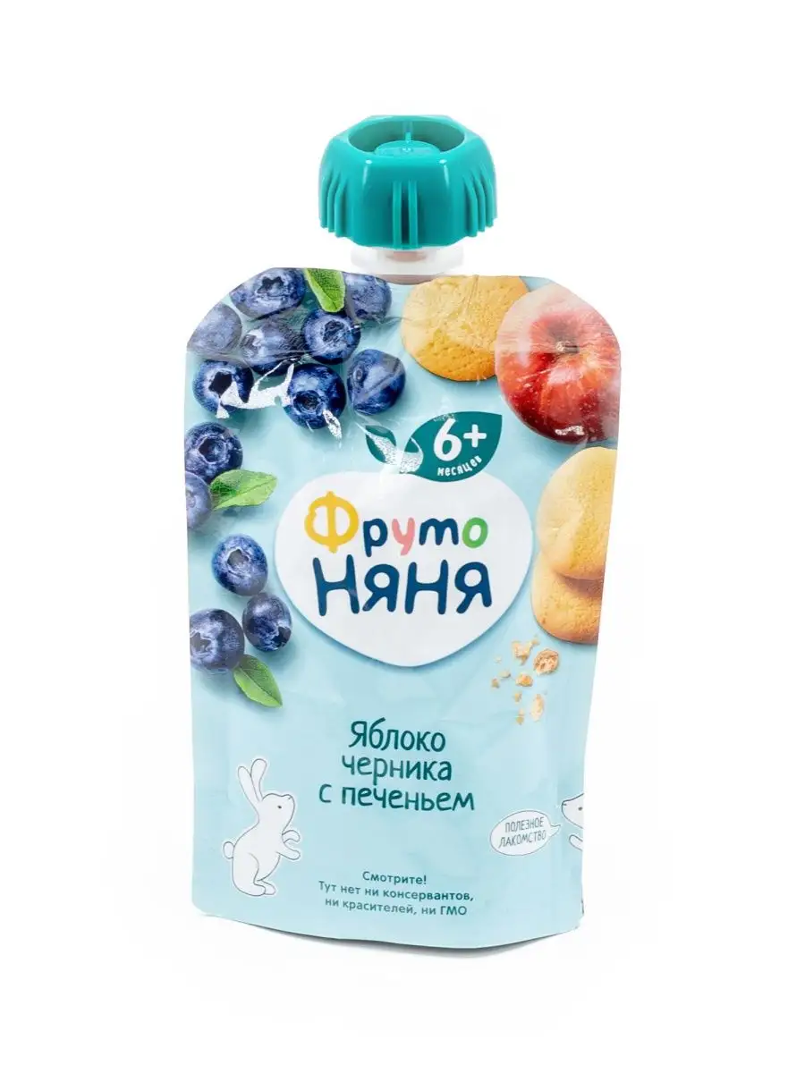 Фрутоняня пюре 90г яблоко