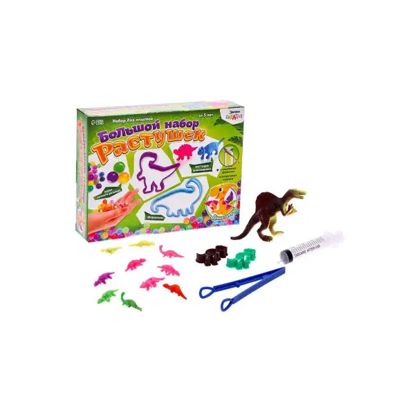 Набор для опытов "Большой набор растушек, динозавры"