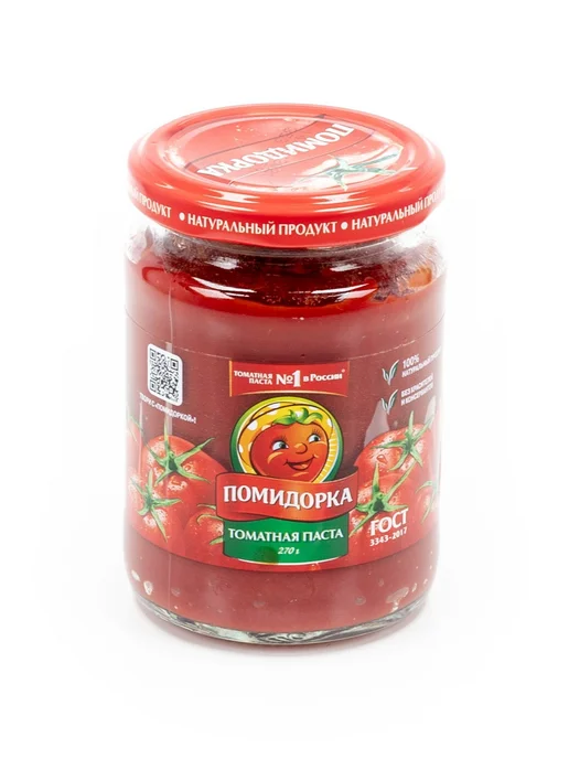 ПОМИДОРКА Томатная паста 250г (комплект из 10 шт), 250 г, 10 шт, фото 2