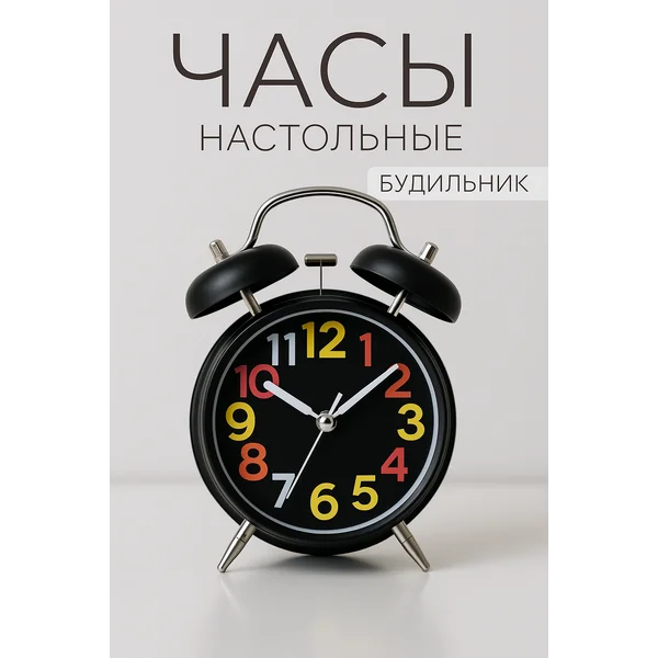 Часы-будильник интерьерные на батарейках