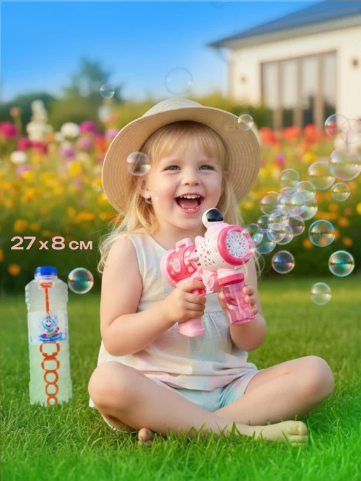 1TOY Мыльные пузыри раствор 1 л жидкость, 1 л, фото 5