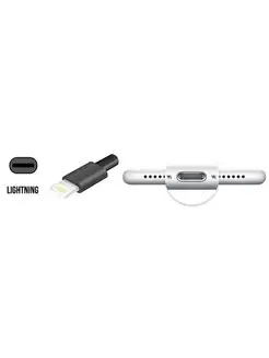 Кабель Lightning GFPower F16L, 3.6A, пвх GFPower. Цвет белый. Вид 3.