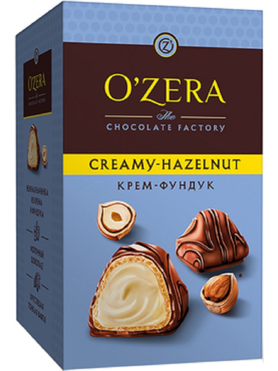 O zera с фундуком. «Ozera», конфеты creamy-Hazelnut. «Ozera», конфеты Chocolate Hazelnut. Шоколадные конфеты «o'Zera» Hazelnut Cream. «Ozera», конфеты Chocolate Hazelnut, 150 г.