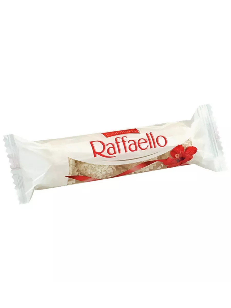 Конфеты Раффаэлло с цельным миндалем и кокосом 40г Raffaello 72293347  купить за 344 ₽ в интернет-магазине Wildberries