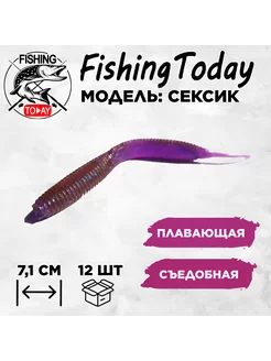 Силиконовые приманки Fishing Today Sexic 72343477 купить за 306 ₽ в интернет-магазине Wildberries