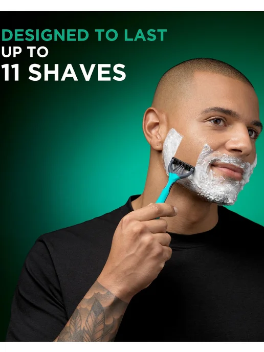 Wilkinson Sword Xtreme 3 Sensitive Бритвенный одноразовый станок (8 шт), 8 шт, фото 6