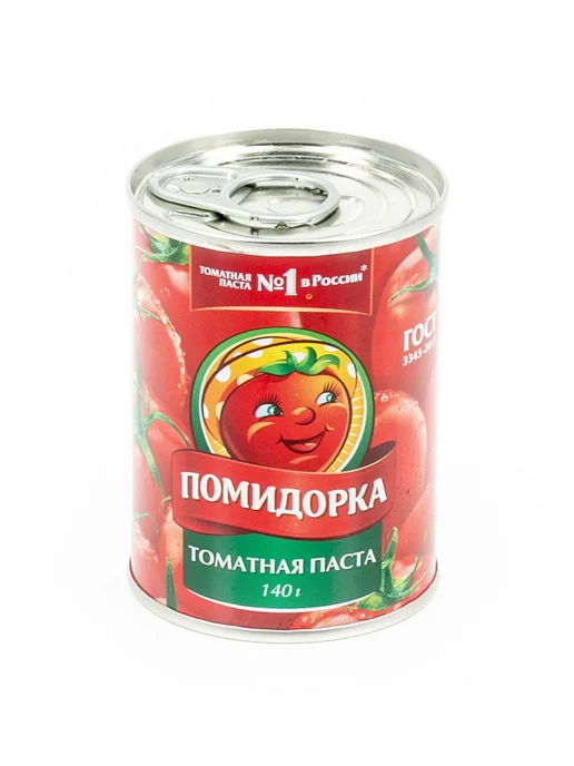 ПОМИДОРКА Томатная паста 140г (комплект из 10 шт), 140 г, 10 шт, фото 2