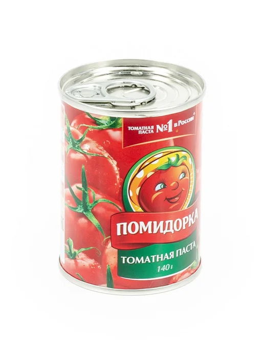 ПОМИДОРКА Томатная паста 140г (комплект из 10 шт), 140 г, 10 шт, фото 6