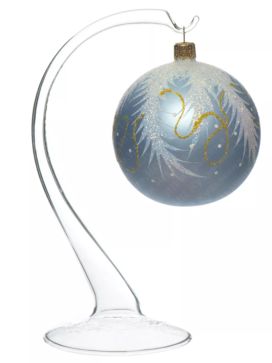 Подставка для шара 22 см, стекло купить в интернет-магазине Winter Story internat-mednogorsk.ru, 
