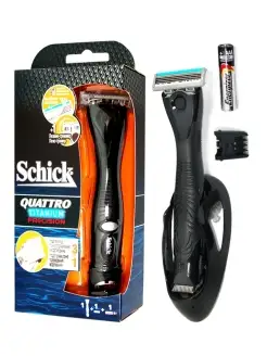 Quattro Precision Бритвенный мужской станок с триммером Schick 72408588 купить за 628 ₽ в интернет-магазине Wildberries