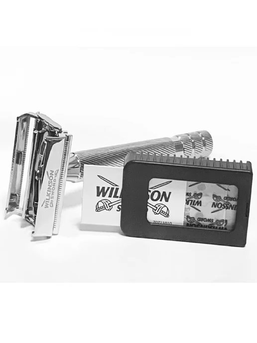 Wilkinson Sword Premium Безопасная бритва мужская т-образная + 5 лезвий, вариант, фото 8