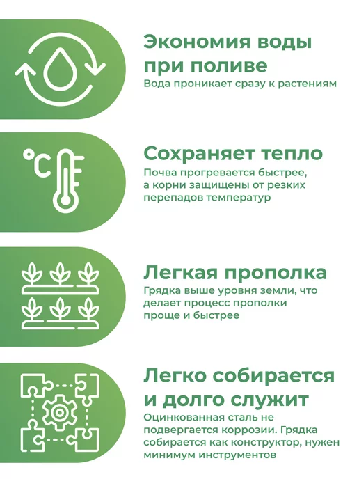 По Уму Компостер садовый металлический 1,0х1,0х1,0 м, вариант, фото 4